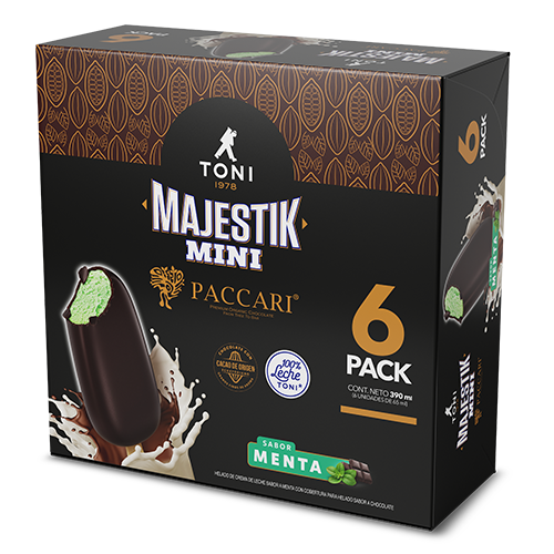 Majestik mini Paccari menta 6 Pack