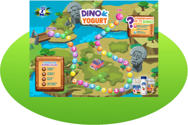 Tablero Dino Yogurt